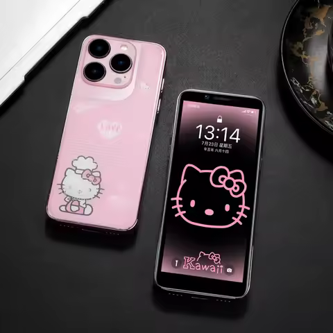 3g Network Hot Selling 2025 New Kt68 Hello Kitty Mobile Phone Cartoon Children'S Mini Phone Cartoon