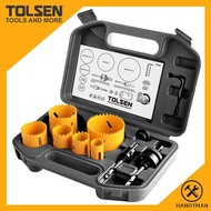 Tolsen 22mm-64mm 9pcs Bi-Metal Hole Saw Set 75860