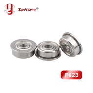 10 pcs/lot F623 ZZ Flange Bushing Ball Bearings F623ZZ 3*10*4 mm Free Shipping for 3D printer