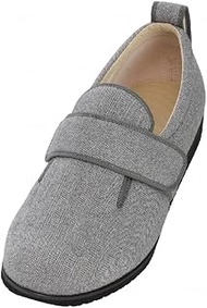 Ayumi Double Magic II Herringbone Nursing Shoes, For Going Out, Men's, Gray, Size 5L (10.6-10.8 inch