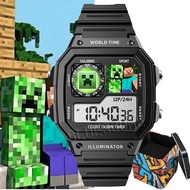 Children With Gift Box Watch Christmas Gift Birthday Gift Watch Waterproof Electronic Luminous Watch