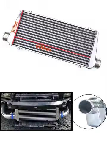 600*300*76mm Universal Turbo Intercooler bar&plate OD=76mm Front Mount intercooler