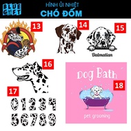 Ironed Image, Heat Pressed Image of Dalmatian Dog 3