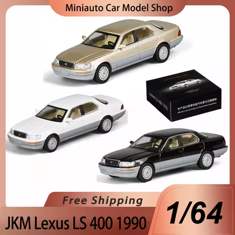 New In Stock Jkm Jackie Kim 1:64 Lexus Ls 400 1990 Alloy Miniature Diecast Model Lexus Ls400 Sedan C