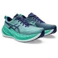 X6K0 ASlCS SUPERBLAST 2 Aurora Green Running Shoes / Free Socks FI9M V4YC