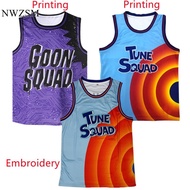 (Cloth the whole world) Space Basketball Jersey Jam Cosplay Costume Tune-Squad 6 James Top Shorts Goon Squad A New Legacy Basketball Uniform