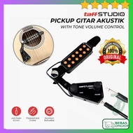 TaffSTUDIO Universal 12 Hole Acoustic Guitar Pickup P-011 with Volume & Tone Control