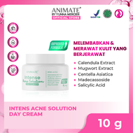 Animate Intense Acne Solution Day Cream 10 gr / Day Cream Untuk Kulit Berjerawat dengan Oil Control 