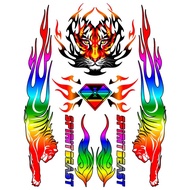 Tiger Hayabusa UV Sticker Tiger UV Sticker