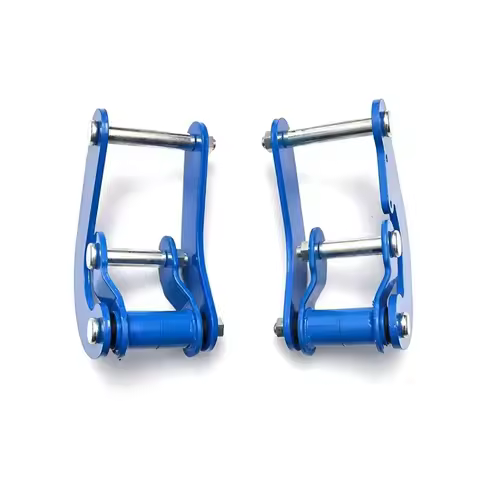 2pcs Comfort Double Shackle Suspension Leaf Spring Rear Comfort Double G-Shackles Fit For Toyota Hil