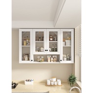 Aluminum alloy kitchen wall cabinet storage cabinet bathroom toilet space aluminum hanging cabinet b