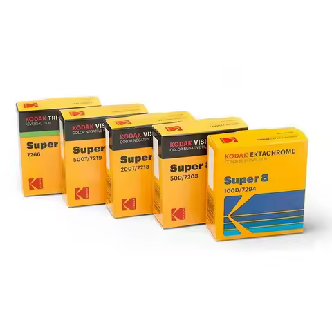 2026 In Stock Kodak Super 8 Colors Spot Vision3 Super 8mm Film 50D 100D 250D 200T 500T Film Date Fre