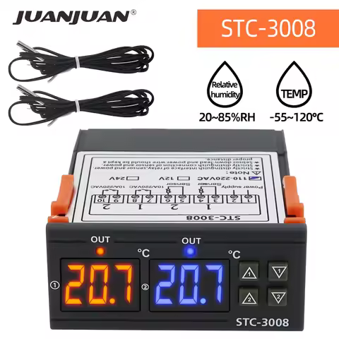 STC-1000 STC-3000 3008 3028 Digital Temperature Controller STC-8080A+ STC-9100 9200 Thermoregulator 