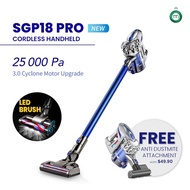 【READY STOCKS】Minihelpers SGP18 Pro+ (Blue) 25KPa 45mins Turbo Cordless Vacuum Cleaner Handheld Port