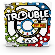 [instock] Hasbro Gaming Trouble Board Game,2.0 H x 11.0 L x 11.0 W,A5064 - [2.0 H x 11.0 L x 11.0 W]