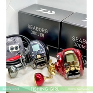 [MADE IN JAPAN] DAIWA SEABORG 300MJ &amp; 300J LEFT HANDLE ELECTRIC FISHING REEL 🎁 Free Gift 🔥Ready Stock🔥 100