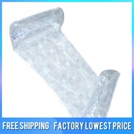 Inflatable Floating Swimming Mattress Portable Inflatable Floating Row PVC Foldable with Sequins Adult Swimming Pool Party Toy