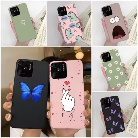 For Redmi 10C Case Redmi 10C Cover Cute Cartoons Painted Soft Silicone Phone Case For Xiaomi Redmi 1