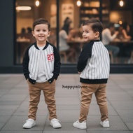 4.4 HappyOliver Baby Boys and Girls Zipper Baseball Jacket Model Ages 6 Months 1 2 3 Years PART 2