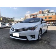 【FB搜尋新桃園阿承】豐田 超人氣ALTIS S+ 2015年 1.8 白色 二手車 中古車