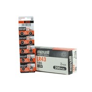 (Original) LR44 Battery Maxell Micro Alkaline Battery Button Cell