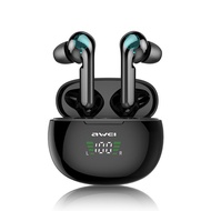 Awei T15P Bluetooth V5.0 TWS True Wireless Sports Earbuds Earphone Headset with LED Digital Power Di