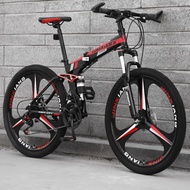 Cross-border wholesale mountain bike 26-inch variable speed folding shock-absorbing bicycle bicycle disc brake student Mountain bike
