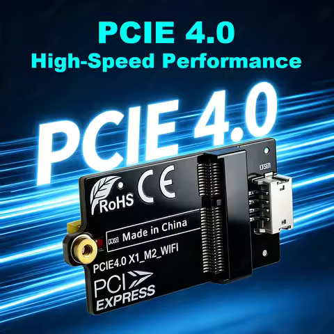 PCIE 4.0 X1 to M.2 WiFi Adapter NonBlocking Mini PCIE To NGFF Converter for A+E Key 2230 PCIe X1 X4 