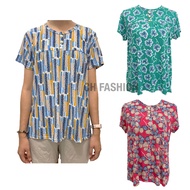 Women  Blouse Baju Wanita Ice Silk Baju Aunty Women Tops