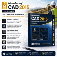 🔥 MicroSurvey CAD 2015 v15.0.3.1574 Lifetime For Windows | Land Surveying & CAD Software