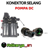 KONEKTOR POMPA DC 12V FEMALE 18MM NIPEL NEPEL WITH RUBBER O RING