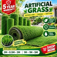 Artificial Grass Lawn Roll Natural Look Durable Easy Care 2M x 0.5M-3M 1M x 1M-5M Artificial Grass C