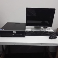 1 SET DESKTOP CPU + MONITOR BRAND HP
