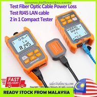 NOKOXIN Fiber Optic Power Meter loss test LAN cable tester 850nm/1300nm/1310nm/1490nm/1550nm/1625nm 