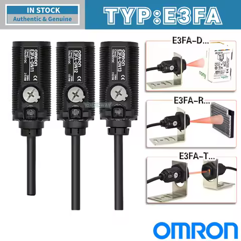 OMRON Authentic Original Photoelectric Sensor E3FA-DN11-DN12-RN11-RN12-TN11-TN12-TP11-TP12-DP11-DP12