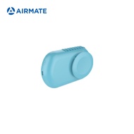 Airmate艾美特 USB日系掛脖/桌立充電風扇U902/ 天晴藍