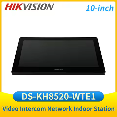 Hikvision DS-KH8520-WTE1 IP Indoor Station POE WIFI Video Intercom Monitor with 10-inch Touch Screen