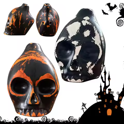 Authentic Aztec Whistle Screaming Aztec War Whistle Scream Whistle for Halloween Prank Props