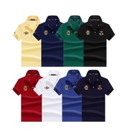 Pure Cotton polo Shirt Men's Shirt Men's polo Shirt Short-Sleeved T-Shirt Lapel polo Summer Men's Business polo Shirt Slim-fit Loose Half-Sleeved polo Shirt Casual Men's Clothing