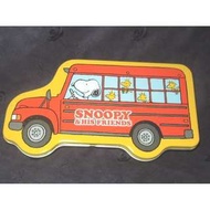 Snoopy & Woodstock School Bus Iron Box stationery Box 鐵筆盒