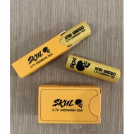 Skul Black/Gold Battery 18650