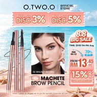 O.TWO.O Eyebrow Pencil 2 In 1 With Brow Brush Waterproof Long Lasting 4 Colours