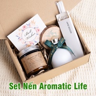 SET QUÀ TẶNG 20 tháng 10 Sinh Nhật Tốt Nghiệp - Nến Thơm và Tinh Dầu Thơm Phòng - HL05