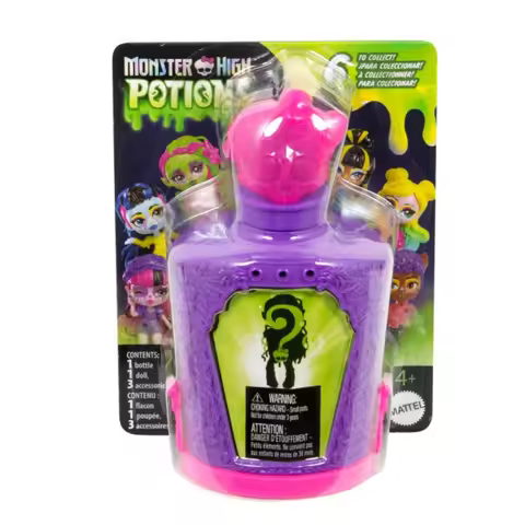 Original Mattel Monster High Potions Fright Sized Blind Mystery Box Dolls for Girls Surprise Reveal