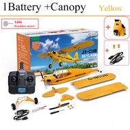 Parkten RC Plane RTF 2.4G Brushless Motor 3D/6G Remote Control Airplane Wltoys A160 Upgraded J3-CUB 