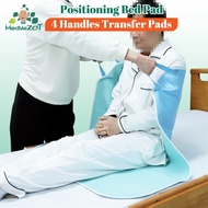 Positioning Bed Pad 90x100cm（35.4"x39.4"）4 Handles Transfer Pads Elderly Washable underpad