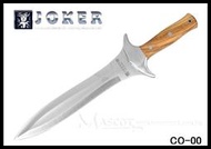 【原型軍品】全新 II JOKER CO00 西班牙小丑 橄欖木 護手版 直刀