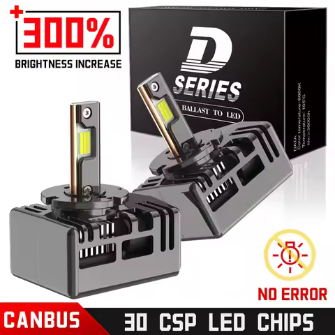 2PCS D5S Headlight 6000K LED Bulb 300W D1S D2S D3S D4S D8S Xenon Replacement Lights Super Bright Con