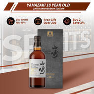 Suntory Yamazaki 18 Year 700ml 48% Old Mizunara 100th Anniversary Edition Single Malt Japanese Whisk