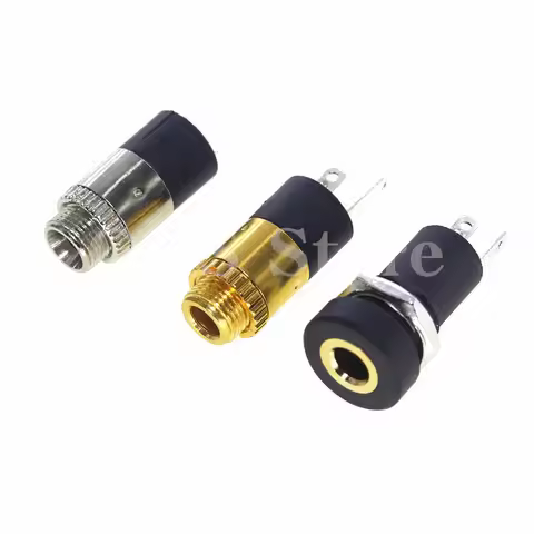 5pcs PJ392 Stereo Female Sockect Jack 3.5 Audio Headphone Connector 3.5mm Stereo Headphone Audio Vid
